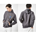 Gray Men′s Sport Fashion Hoody